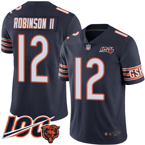 Chicago Bears Limited Navy Blue Men Allen Robinson Home Jersey NFL Football #12 100th Season